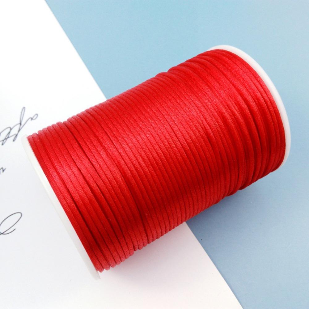 Satin Finish Macrame Thread Cord Flexible DIY Bracelet Cord Beading String  Handicraft Supplies