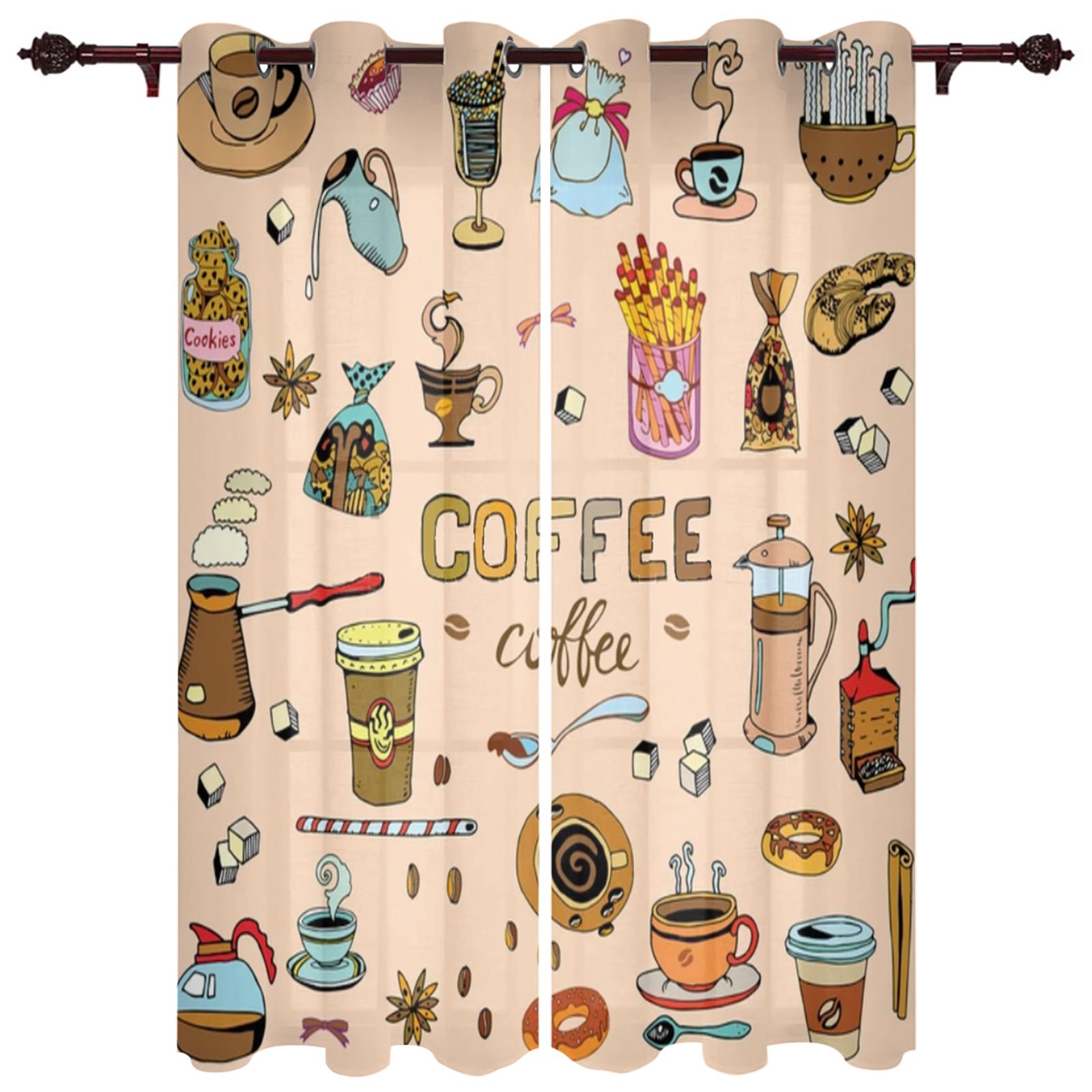 Кофейные ретро деревянные решетчатые оконные шторы — фото 16