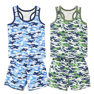 Kind Baby 1-5Years Reine Baumwolle Shirts + Shorts Neugeborenen Sommer Jungen 2 Teile/los Tank Tops + Unterwäsche Kleidung Outfits weste Anzug