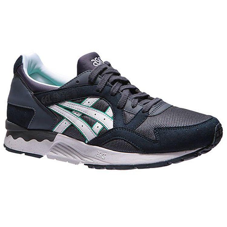 Asics Gel-Lyte 5 Comfortable Durable Low-Top Sneakers Men Sneakers Blue Gray H6D2Y-5001