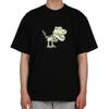 Mainu Skull Dino T-Shirts [Black]