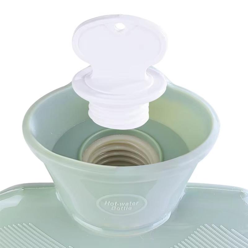 Heißwasserflasche Explosionsgeschützt Wassereinspritzung Heißwasserbeutel für Mädchen Tragbar Dick Winter Hand Beinwärmer Flasche