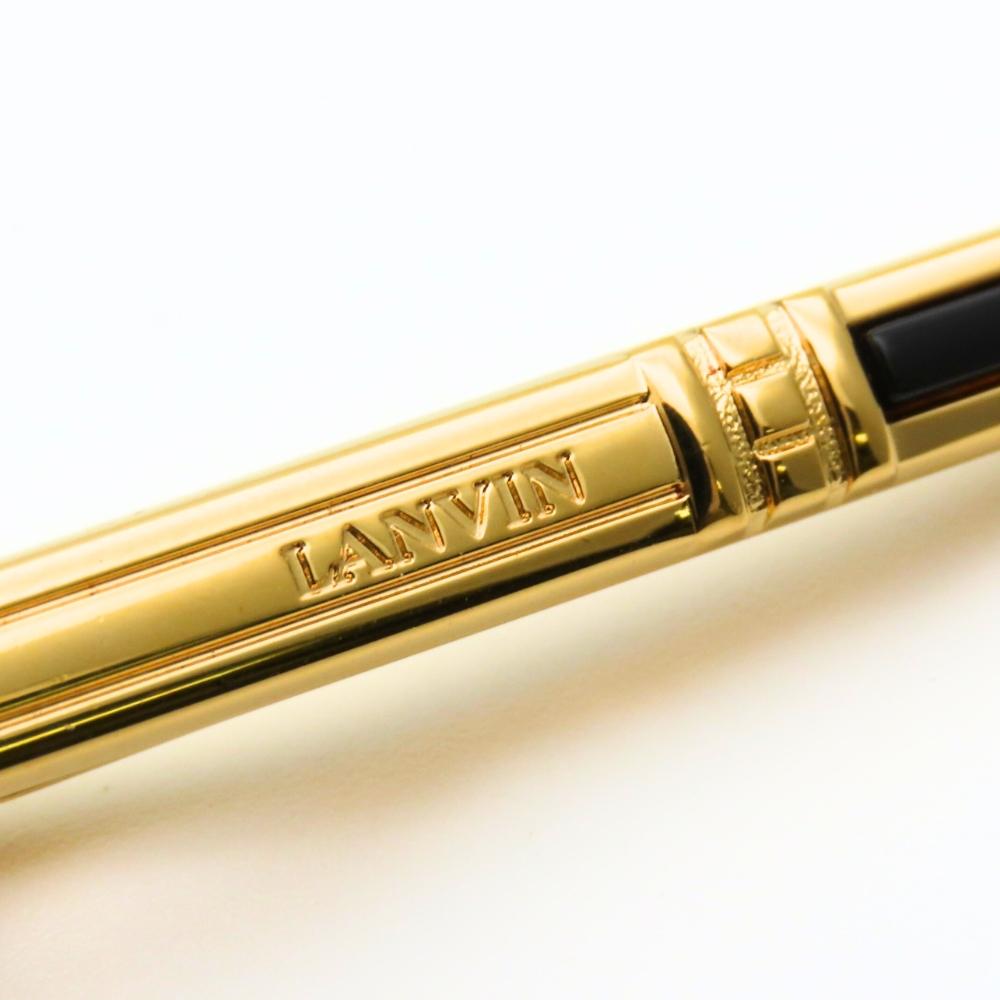 Used LANVIN Tie Pin Metal 6.9g Gold Plating