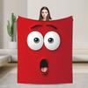 Cute Cartoon Face Meme Blanket Super Soft Bedding Throws Winter Adults Girls Living Room Travel Bedspread