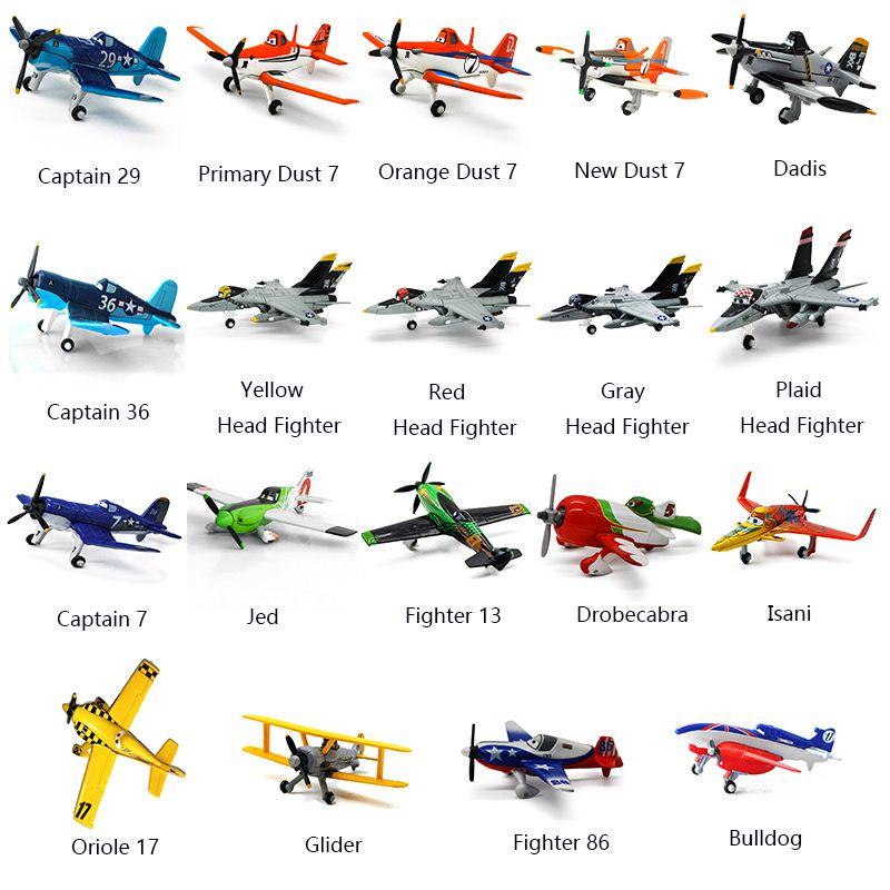 Delightful 19 Styles Planes Diecast Metal Model Dusty Airplane For Kids Gift Toy