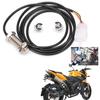 Speedometer Universal Motorcycle Bike ATV Digital Odometer Tachometer Speed Replace Universal Sensor Cable with 2 Magnet