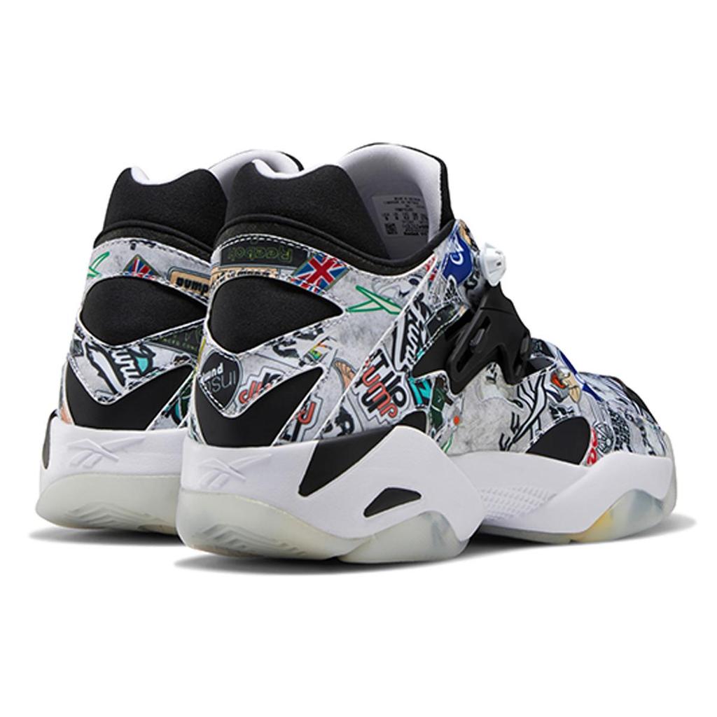 Adidași Reebok 'Sticker City - Alb Negru' FW7826