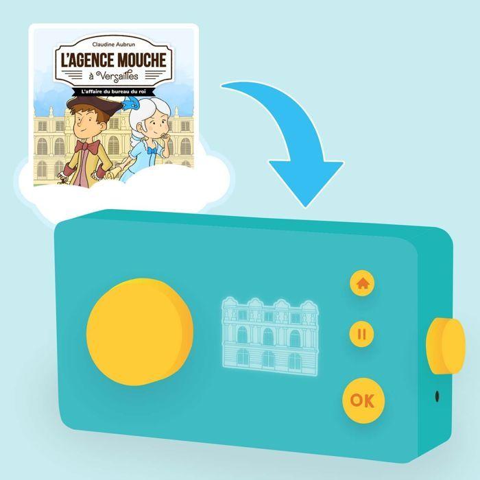 Livre audio interactif - lunii - coffret l'agence mouche à versailles - 1h29 d'écoute - dès 7 ans - mixte