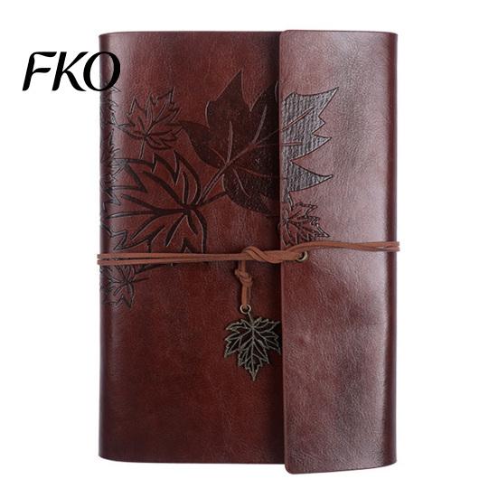 Daily Writing Notebook Vintage Faux Leather Journal, Refillable for Travel Office Writing, A5 Size Lined Blank Dairy Planner, Gift Men & Women