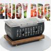 Portable BBQ Grill Outdoor Reusable Barbecue Stove Save Space Charcoal Furnace High-capacity Food Cooking Oven Bbq Grill Outdoor