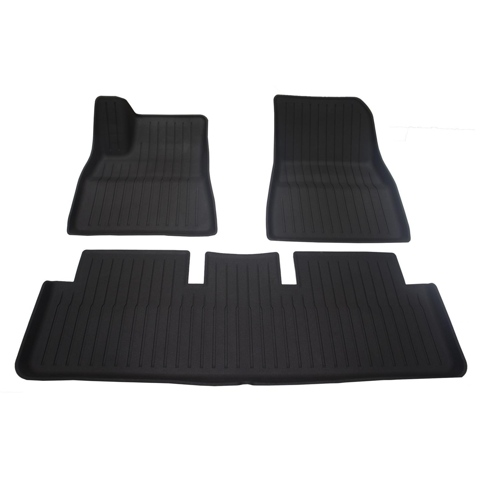 

Экологичные нескользящие автомобильные коврики TPE для Tesla Model 3 — 3D-дизайн High-Edge.