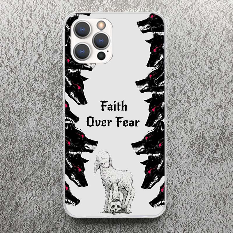 Son Of God Jesus Cross Holy Light Print Soft Case for iPhone 13 Pro Max 12 Mini 11 XS XR X SE 7 Plus Phone Shell 8 6 6S 5 5S Pat