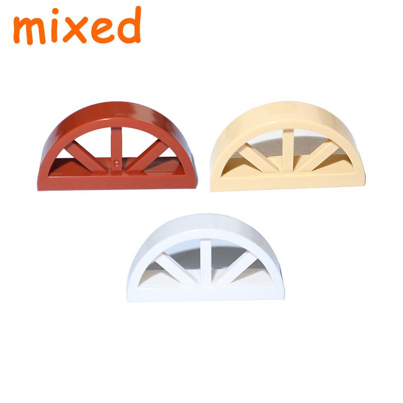 Non-Toxic Fence City Accessories Building Block Moc Part Railing Stair Barrier Ladder Guard Bar Castle Garden Farm Military Assemble Brick