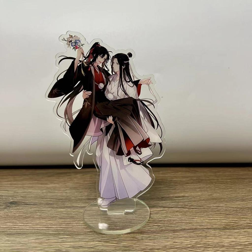 Mo Dao Zu Shi Action Figure Acrilica Wei Wuxian Lanwangji Modello Standing Matrimoniale Decorazione Perfetta per Scrivania Per Fan di Anime