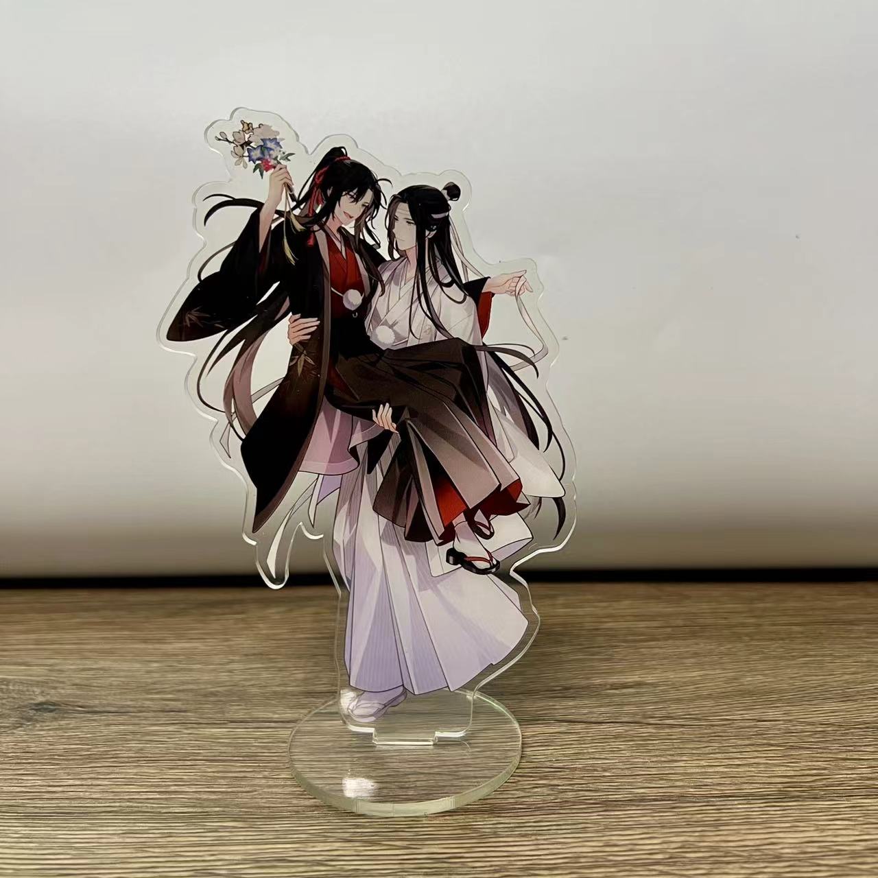 

Мо Дао Цзу Ши Акрилова Фігурка Дії Вей Усянь Лань Ванцзі Весільна Статуетка Ідеальний Декор для Столу Для Фанатіів Аніме