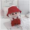 10cm & 17cm Cotton Doll Clothes Replacement Set: Overalls & T-Shirt