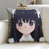 anime Kaii to Otome to Kamikakushi Cushion Cover Soft  EasyWash Pillow Case  Versatile for Couch Bed Travel and Office