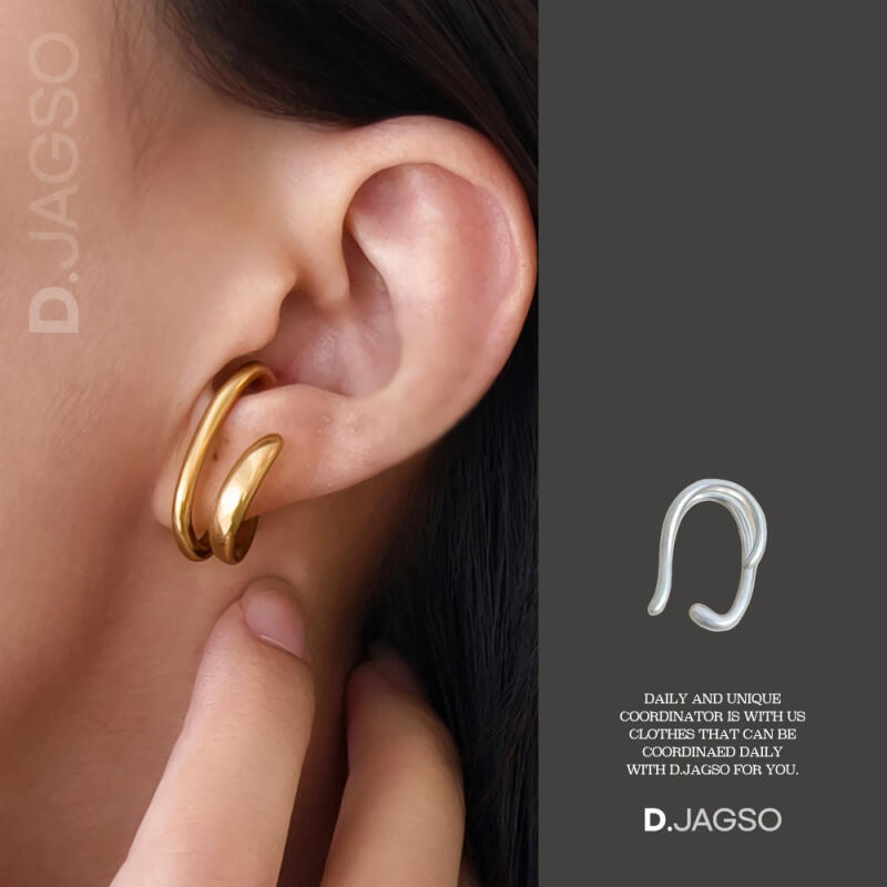 

Women s Bright Gold Style Luxury Fashion Earrings Warm Silver