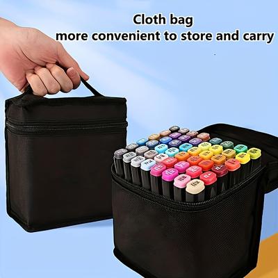 36/24Colors Art Markers Pen Set for Draw Double Headed Sketching Oily Tip Based Markers Graffiti Manga Artists School Supplies