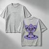 2026 Vintage Washed Graphic T Shirt Men Retro Mecha Robot Print Short Sleeve Tees Unisex Streetwear Casual Cotton Tops