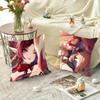 Game Genshin Impact Chasca Pillow Case Square Pillow Bedroom Sofa Leisure Comfort Cushion Car Living Room Home Decoration 40X40