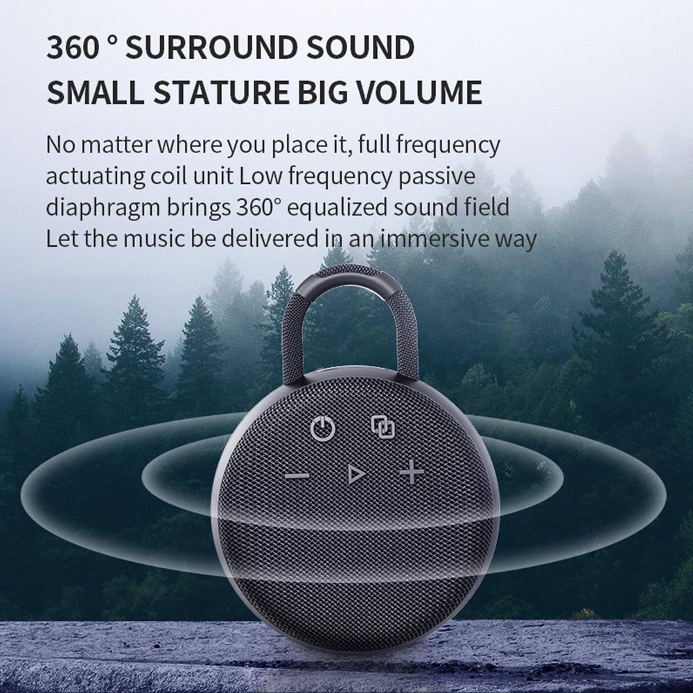 S77 Black 5W Wireless Speaker Waterproof Sports Speaker Outdoor Portable Speakers For Outdoor Travel Indoor Parties