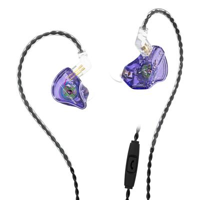 Fones de ouvido Yinyoo KBEAR Storm 10mm Monitor dinâmico com microfone Fones de ouvido de canal com fio Monitor Tipo 2 pinos Fones de ouvido chineses recarregáveis Plugue de fones de ouvido
