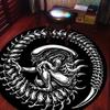 Round Rug Machine Washable Large Area Rugs Study Rug Bedroom Bedside Floor Mat Soft Mat Home Decoration