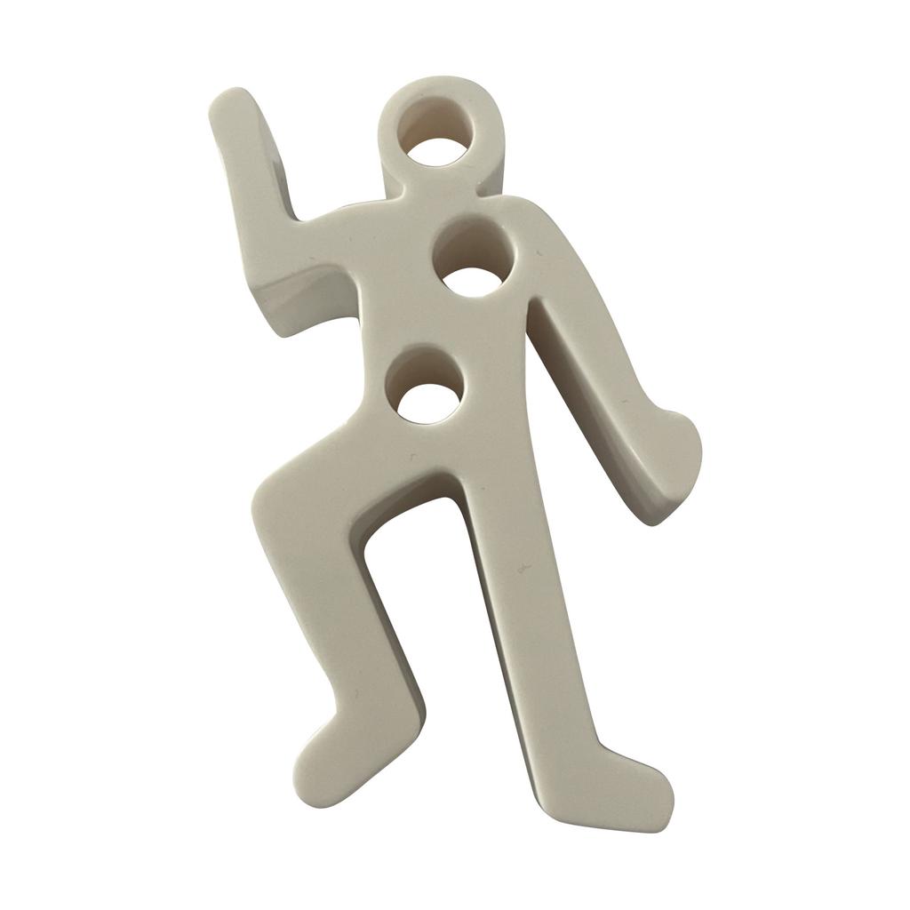 Plastic Human Figure Pen Holder with Multiple Holes for Desk Organization and Stationery Storage Unique Design Durable Material