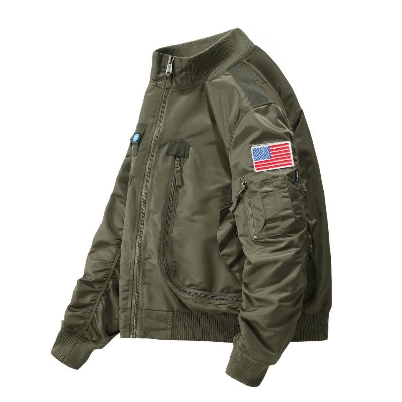 Military Fans Spring and Autumn Four Seasons New Air Force Pilot Single Jacket Men's Baseball Uniform Short Tactical Stand-up Jacket