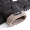 Genuine Leather Gloves Winter Women's Warm Gloves  Outdoor Sheepskin Gloves  Fleece Thickened Gloves