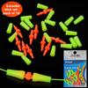 10Set Rock Sea Fishing Bar Cara Rod Bobber Fishing Float Stoppers Float Stoppers Fishing Tackle