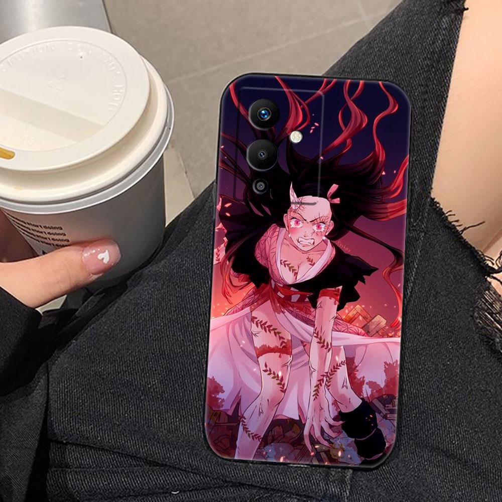 Anime Demons Slayers Tanjiro Cover Phone Case For Infinix NOTE 10 11 11S 12 GT 20 30 40 50 TECNO POVA NEO 2 4 5 6 7 Pro TPU Case