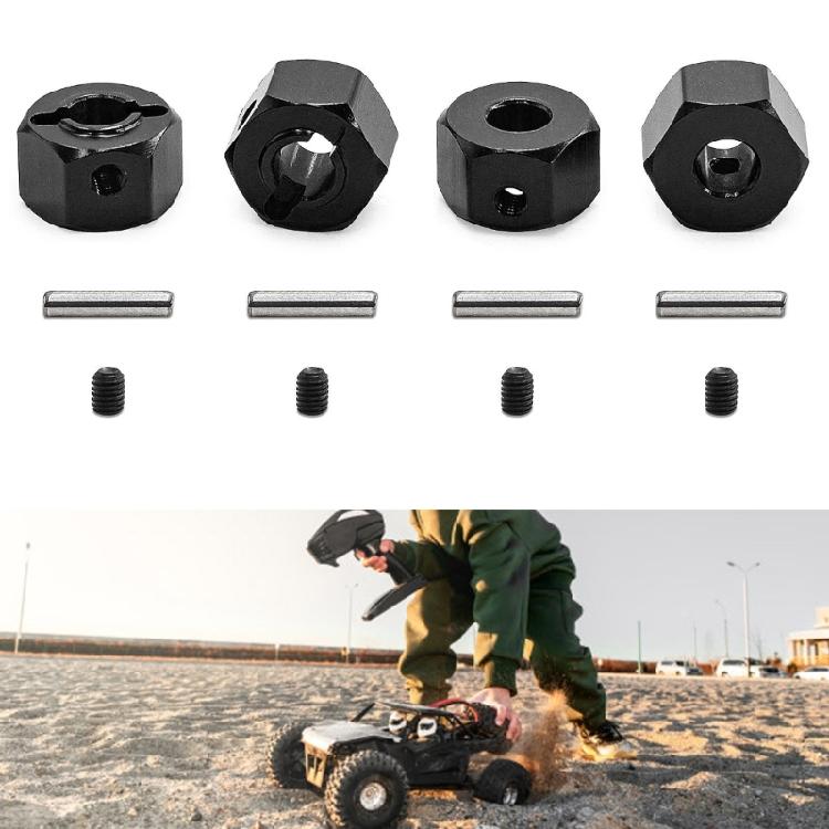 Aluminum 12mm  Couplers for Better Handling and Durability for Remote Control Cars Wheel Clamp