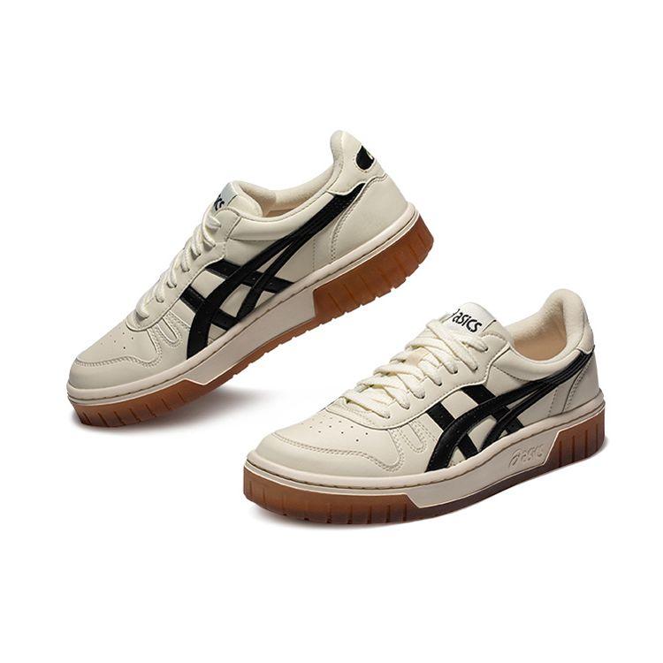 Asics Court MZ Κρέμα Μαύρο Μαστίχα Unisex Αθλητικά Παπούτσια 1203A127-750