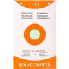 Exacompta 100 Bristol Cards 125x200mm Squared 5x5mm and Punched Assorted Colours