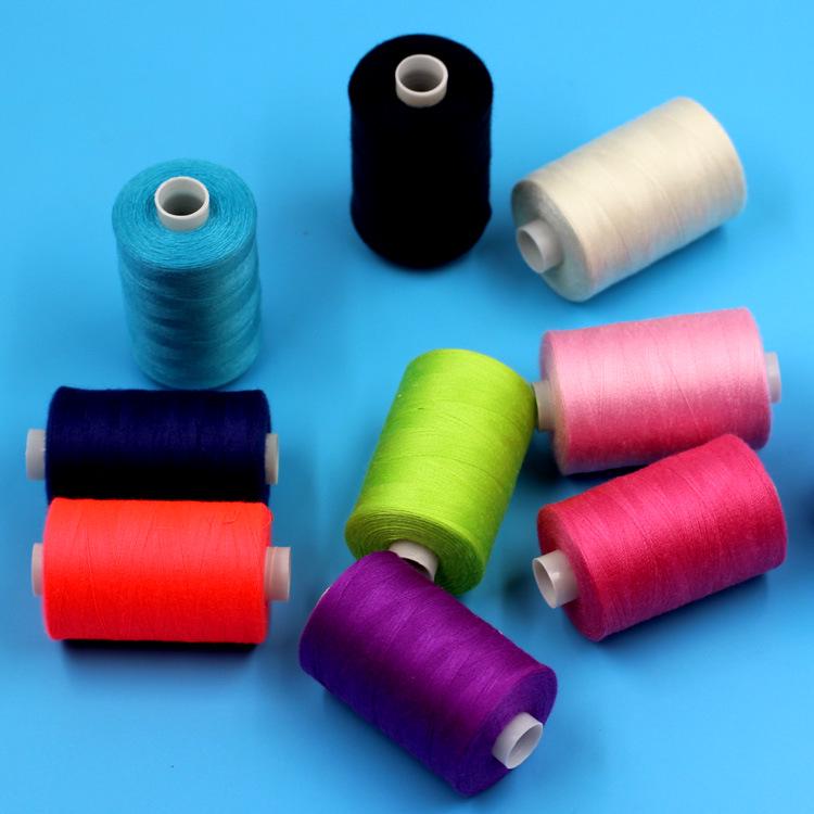 42-Color 1000-Yard Polyester Thread Set for Hand and Machine Sewing - DIY Needle Sewing Kit