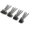 4/5/6/8mm Diy Round Hole Spacing Puncher, Manual Circular Stitching Punching Tool, Professional Leather Art Craftwork Project