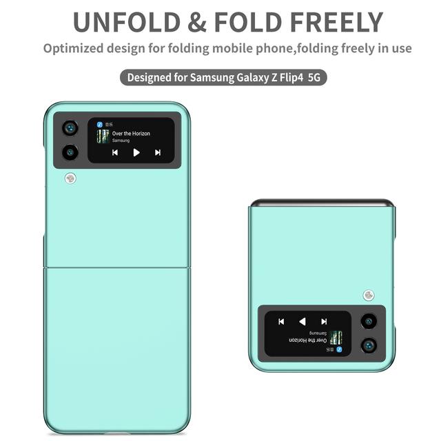 Anti -Scratch Comfortable Fashion Case For Samsung Galaxy Z Flip 4 5g Flip4 Flip3 Flip 3 Non -Slip Cover For Samsung Z Flip4
