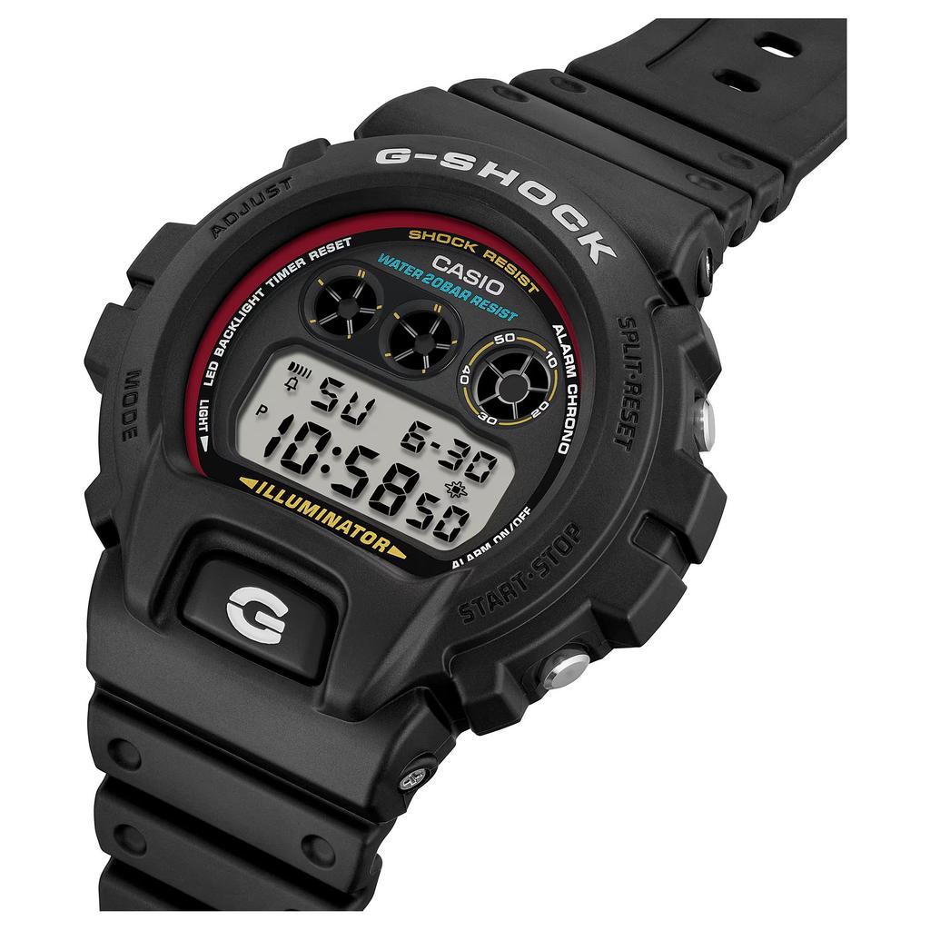CASIO DIGITAL Quartz Movement Resin Strap Watch Unisex Gray Dial DW-6900RL-1PR