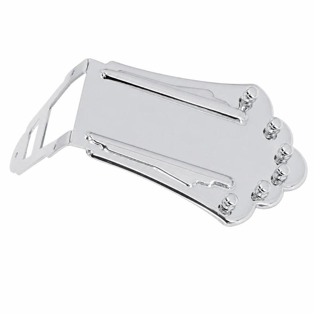 Silver Guitar Tailpiece Metal Replacement Tailpiece Guitar Part Replacement