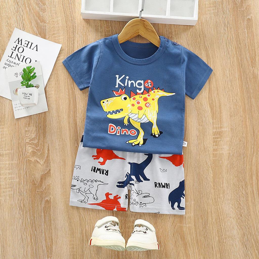 Kinder T-shirt met korte mouwen + shorts Set zomer