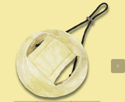 Dog Sun Hat with Ear Holes, Adjustable Chin Strap, Lightweight Fisherman Hat for Outdoor One Size