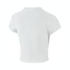 New Converse T Shirts Women's White WCH712-001