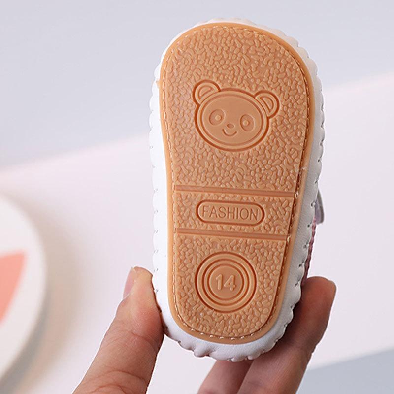 Chaussures pour bébé Printemps/Automne (0-18 mois) - Premiers Pas Antidérapants Semelle Souple Dessin Animé pour Bébés Unisexe