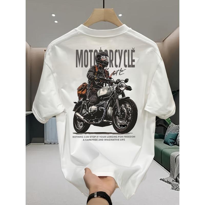 European Size American Retro Trendy Casual Niche Versatile Heavyweight Cotton Short Sleeve-Shirt Summer New Design Sense Printed Youth Half Sleeve Top