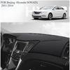 FOR Beijing -Hyundai SONATA 2011-2014 Car Dash Mat Dashmat Dashboard Mat Cover Sun Shade Dash Board Cover Carpet  Accessories