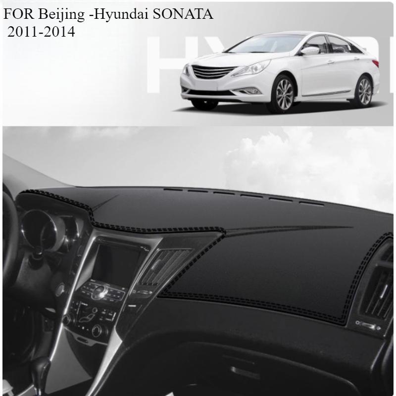 FOR Beijing -Hyundai SONATA 2011-2014 Car Dash Mat Dashmat Dashboard Mat Cover Sun Shade Dash Board Cover Carpet  Accessories