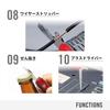Victorinox סכין שוויצרית Rambler לקמפינג וכוללת מברג פיליפס מגנטי ועם 10 פונקציות סכין, רב-תכליתית לשטח,