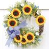 5/10 Stück Sonnenblume Künstliche Blumen Köpfe Seide Gefälschte Blumen für Heimdeko Hochzeitsdekoration Party DIY Kranz Geschenk Zubehör